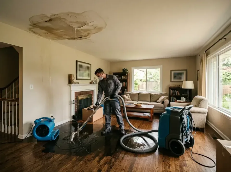 attic-pipe-burst-ceiling-drip-008 — frequently asked questions, Water Damage Restoration & Carpet Care in Urbandale, IA